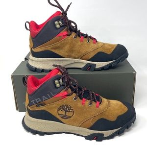 Timberland GARISON TRAIL Waterproof Mid Hiker Brown Suede Men Boot TB 0A23DV D51